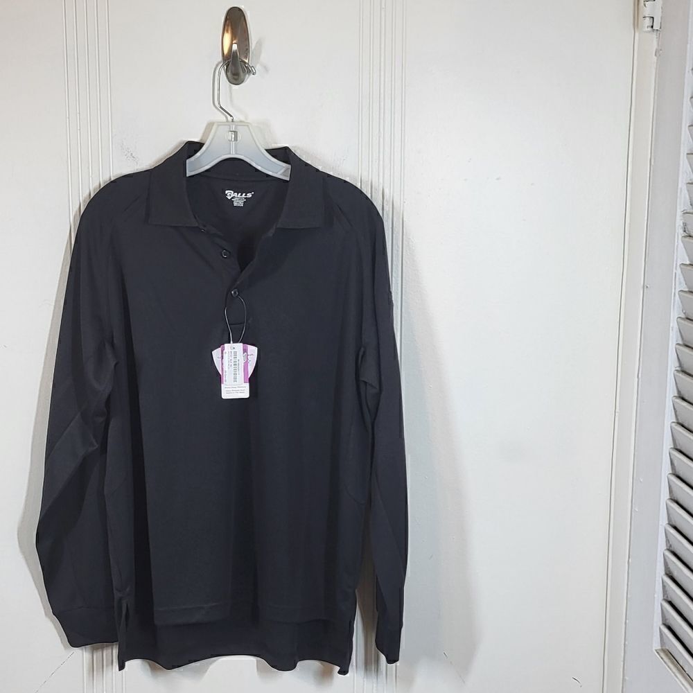 Gall's Black Long Sleeve Shirt.